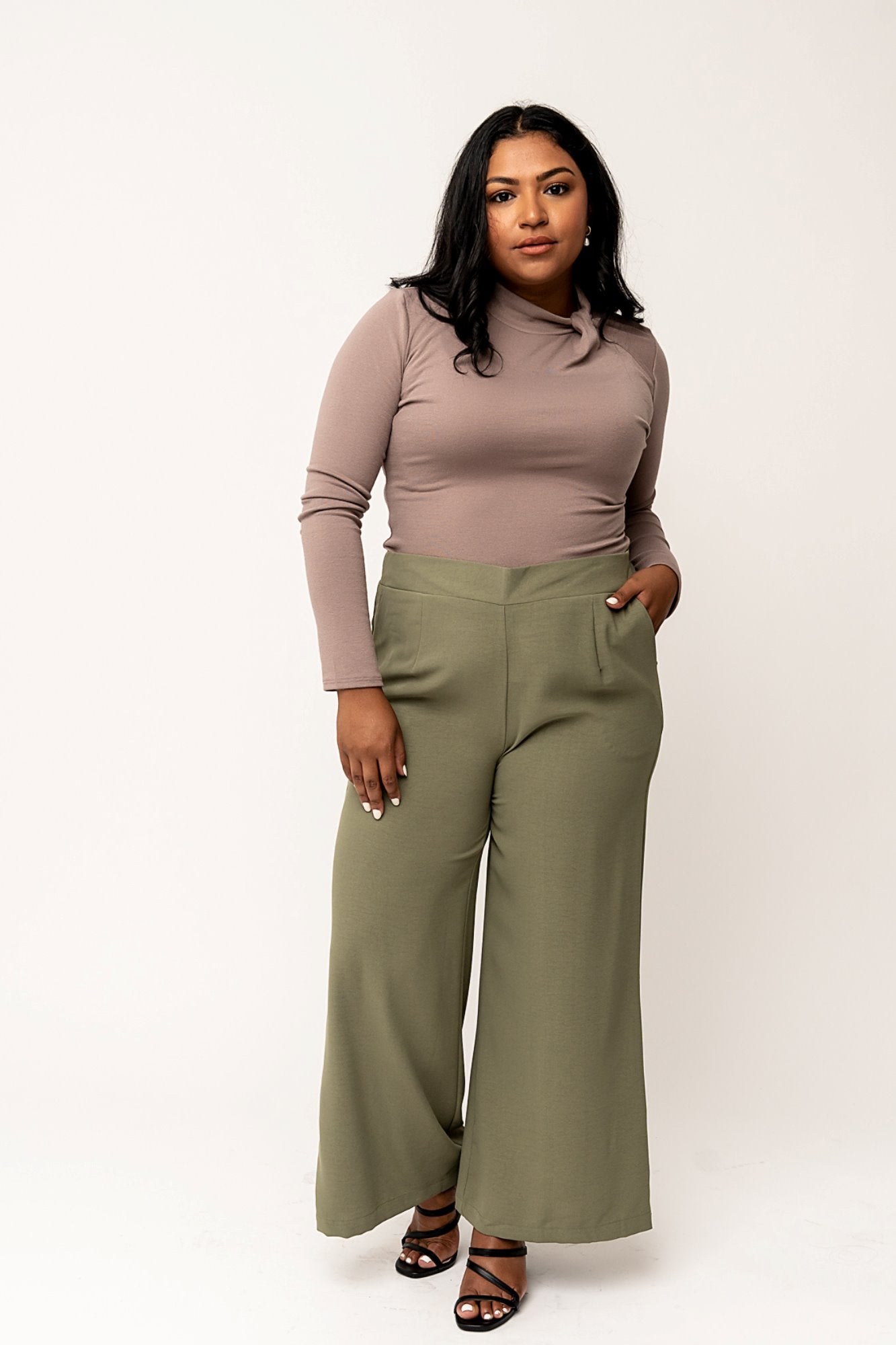 Jovie Pant in Olive Clothing Holley Girl