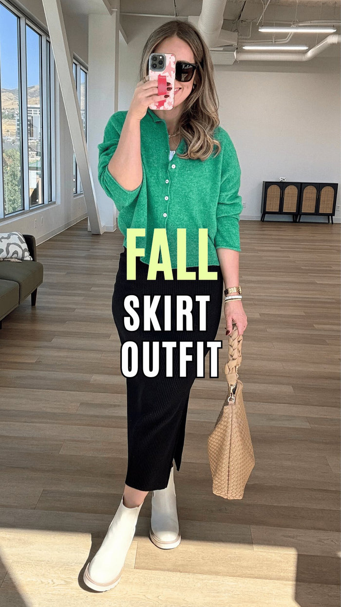 Fall Skirt Outfit