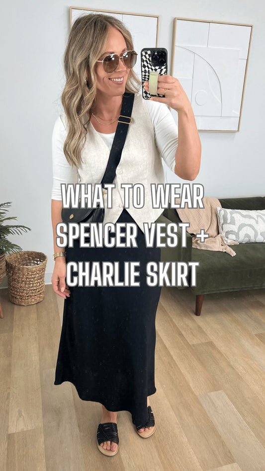 What to Wear - Spencer Vest + Charlie Skirt