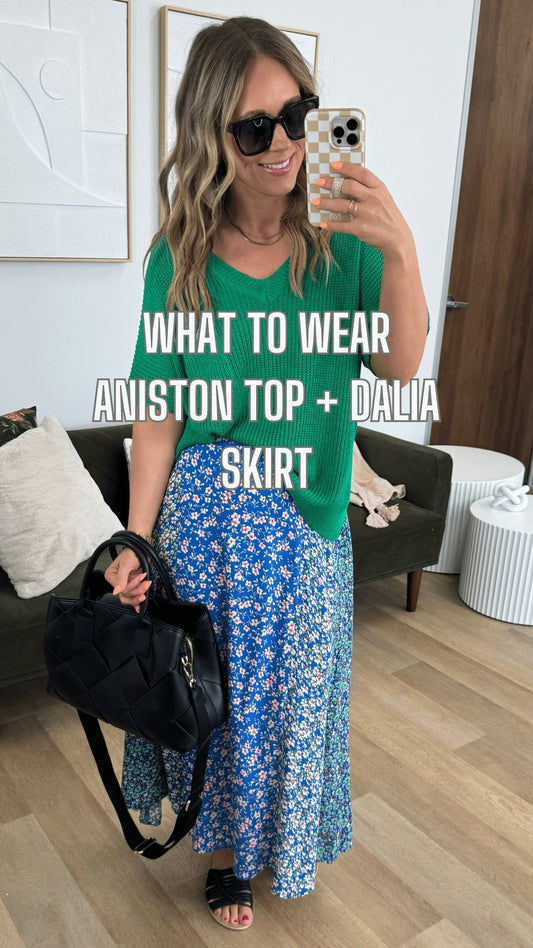 What to Wear - Aniston Top + Dalia Skirt