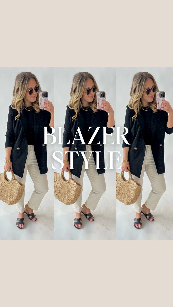 What to Wear - Dallas Blazer + Carli Top