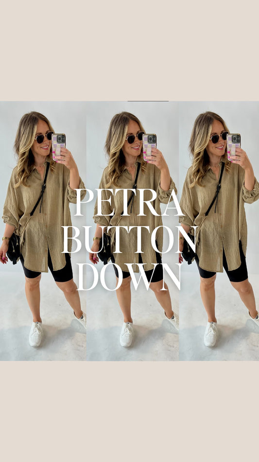 How to Style a Button Down Shirt with Biker Shorts