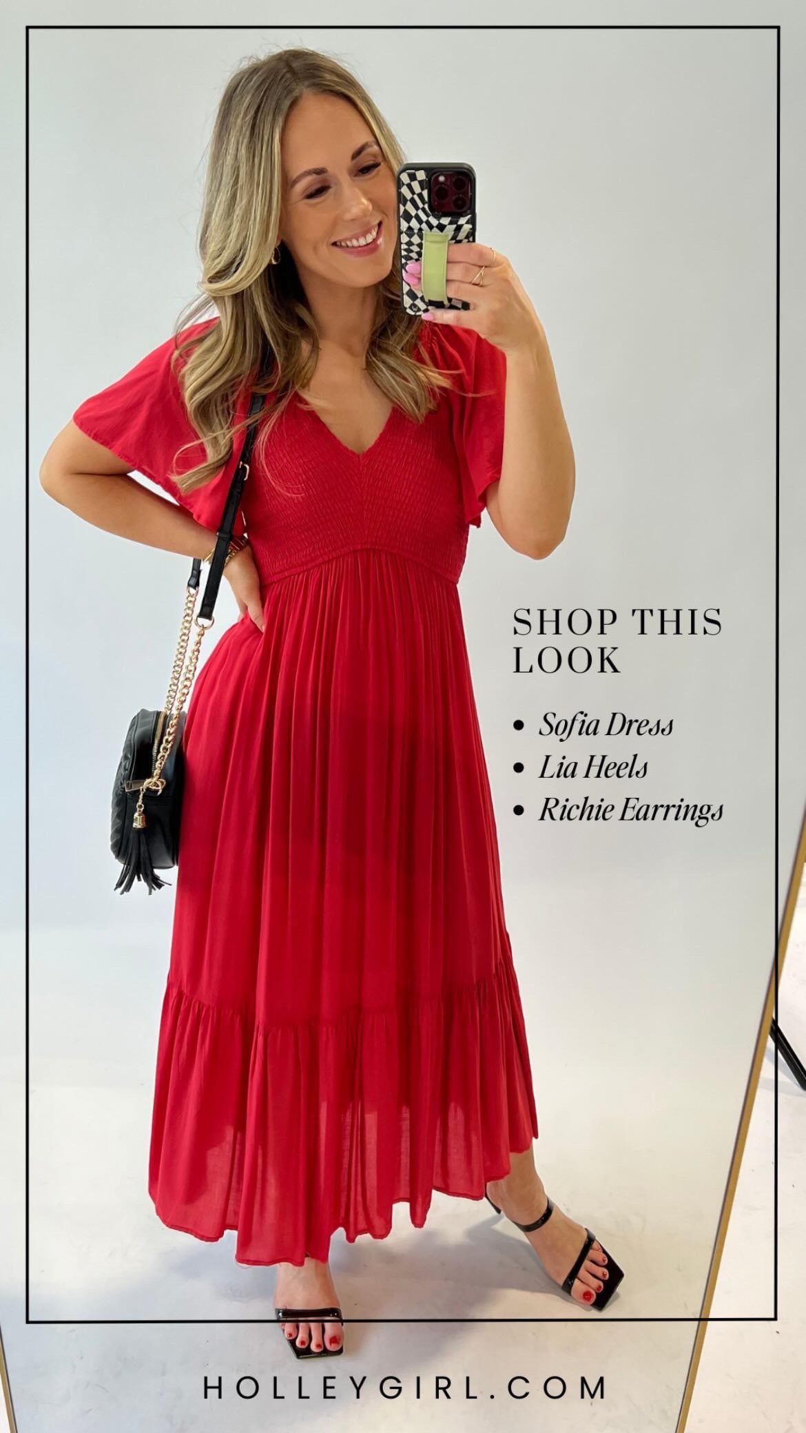What to Wear - Sofia Dress + Lia Heel – Holley Girl