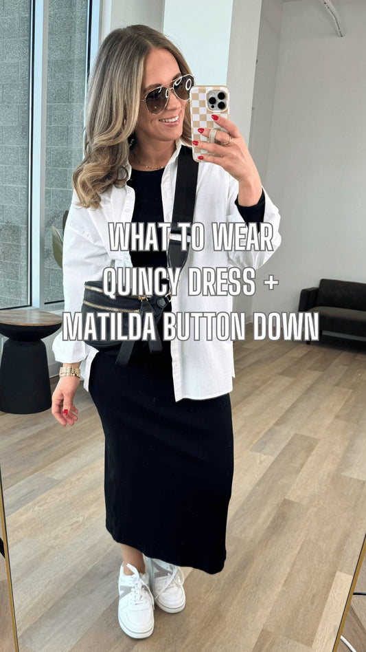 What to Wear - Quincy Dress + Matilda Button Down