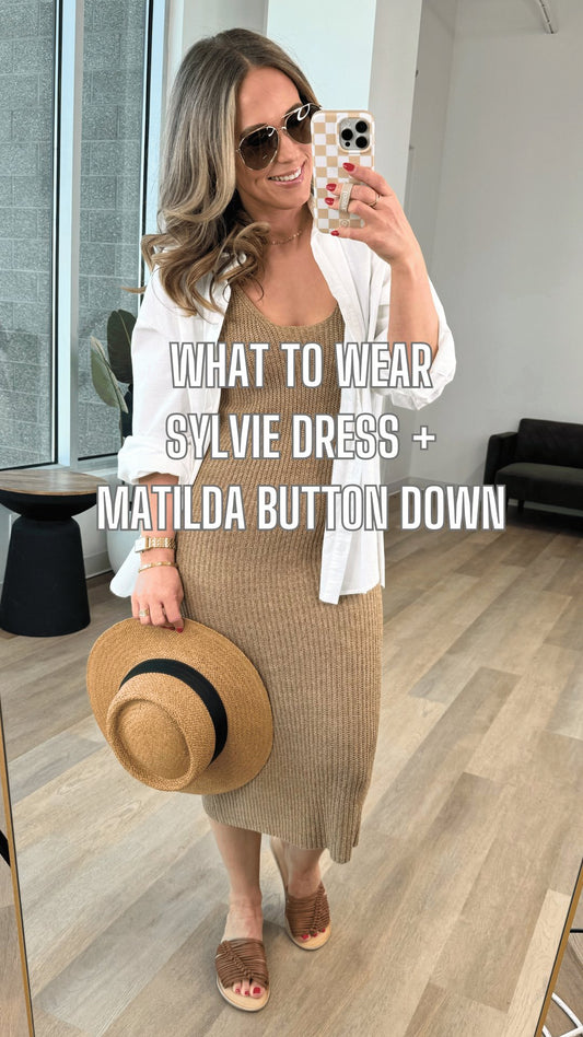 What to Wear - Sylvie Dress + Matilda Button Down