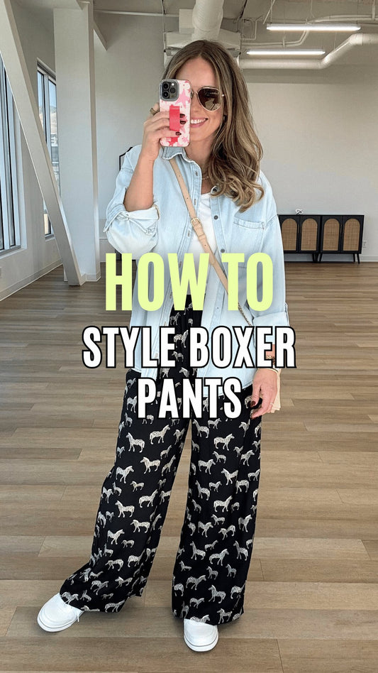 How to Style Boxer Pants