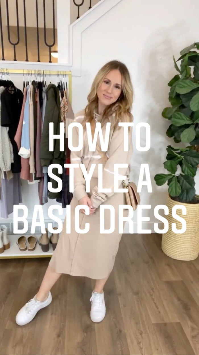 How to Style a Basic Dress