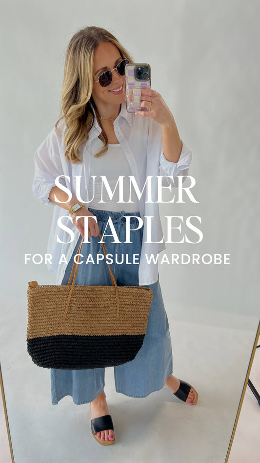 What to Wear - Stevie Button Down + Layering Tank