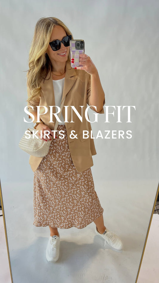 What to Wear - Jessie Blazer + Fawn Skirt