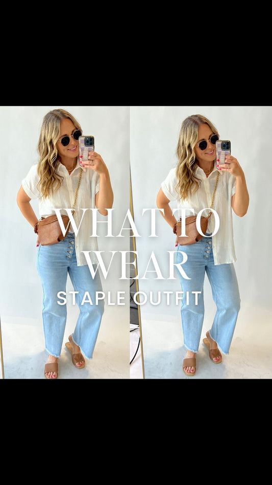 What to Wear - Hugh Top + Hampton Jeans