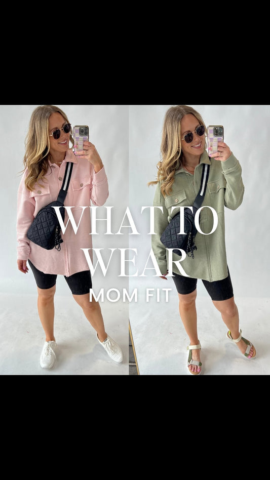 What to Wear - Kennedy Pullover + Biker Shorts