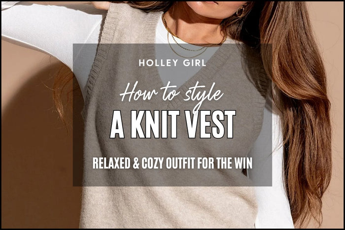 How to Style a Knit Vest