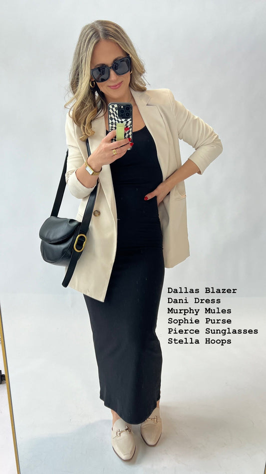 What to Wear - Dallas Blazer + Dani Dress