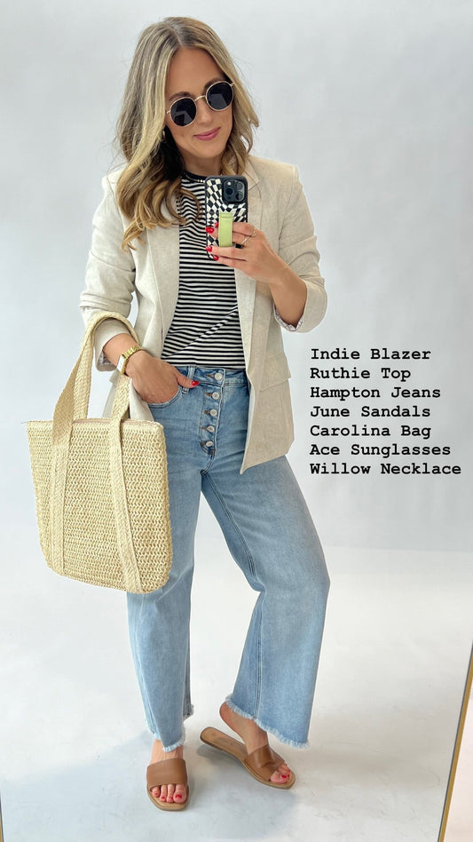 What to Wear - Indie Blazer + Ruthie Top