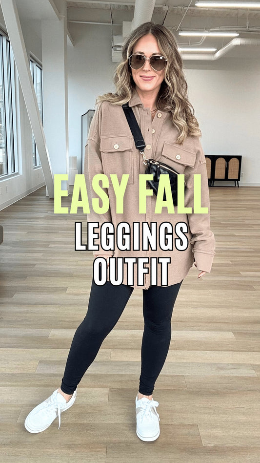 Easy Fall Leggings Outfit