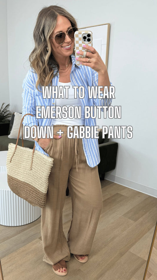 What to Wear - Emerson Button Down + Darcy Pants