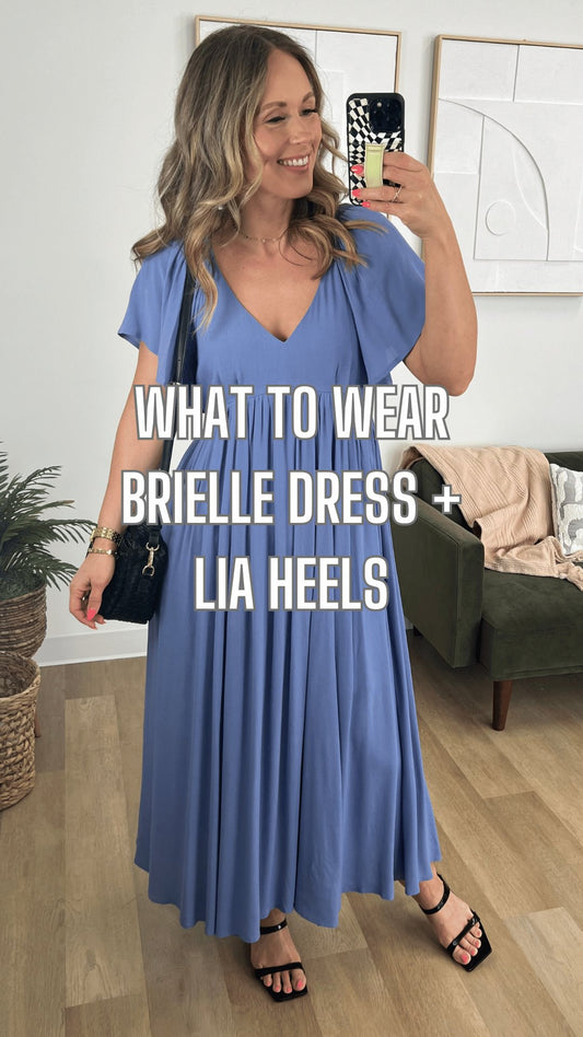 What to Wear - Brielle Dress + Lia Heels