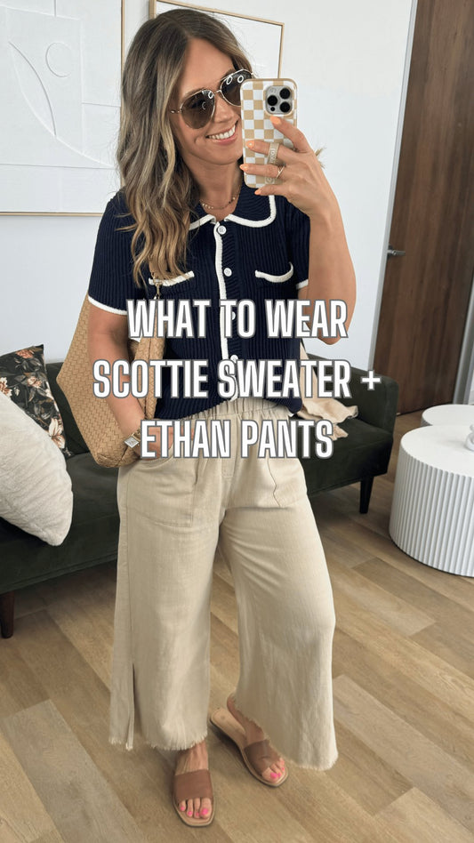 What to Wear - Scottie Sweater + Ethan Pants