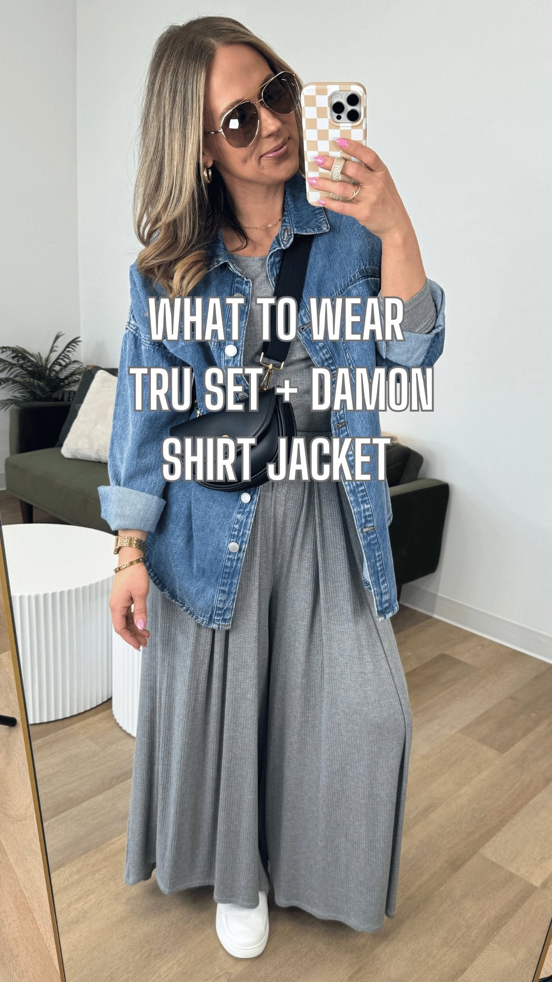 What to Wear - Tru Set + Damon Shirt Jacket – Holley Girl