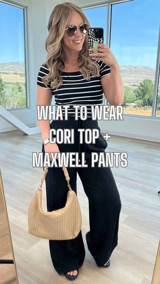 What to Wear - Cori Top + Maxwell Pants