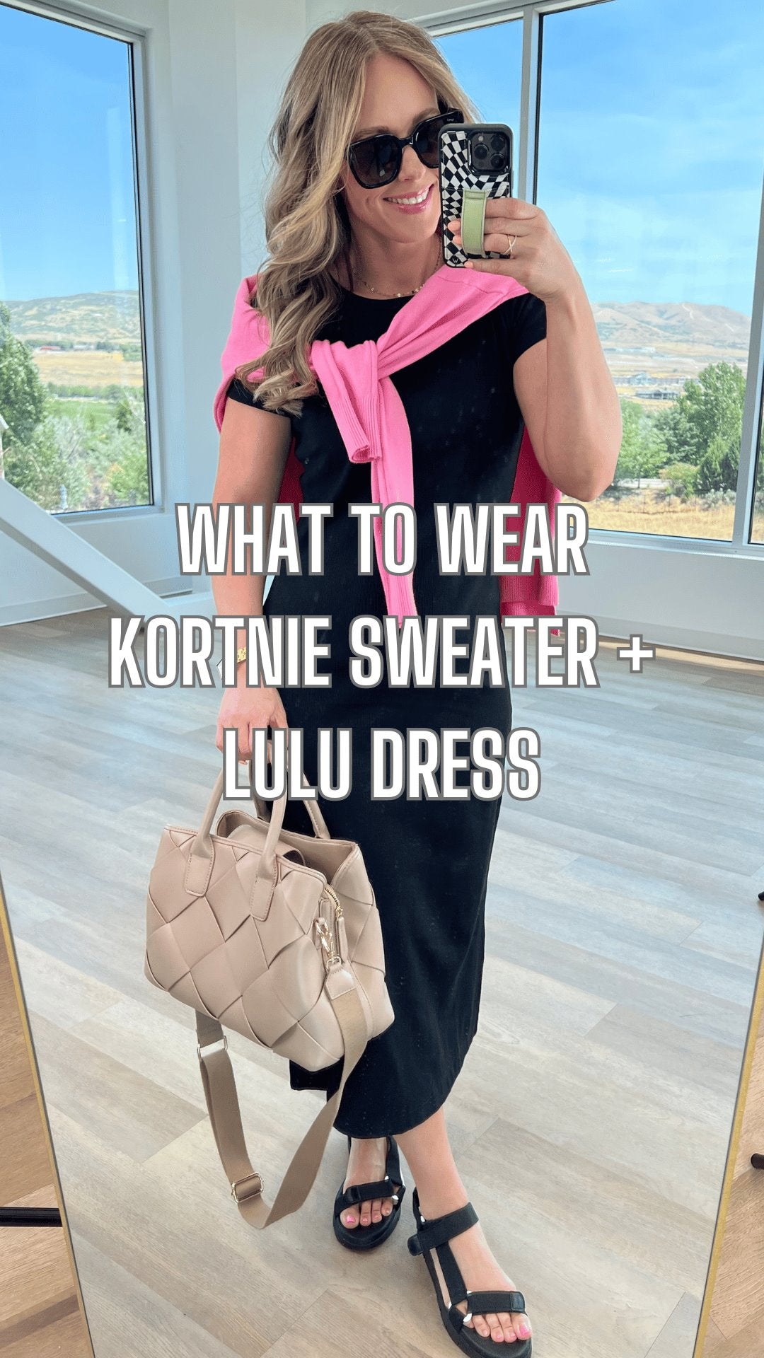 What to Wear - Kortnie Sweater + Lulu Dress – Holley Girl