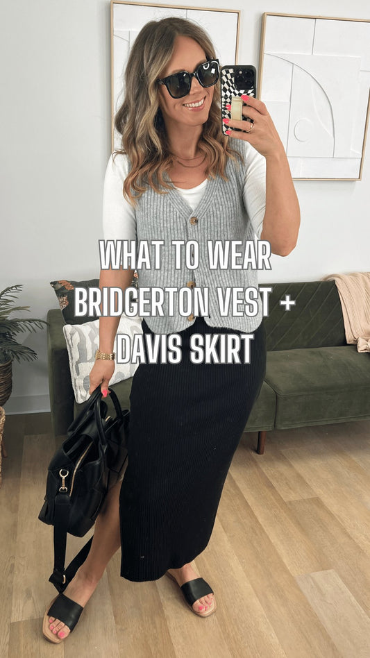 What to Wear - Bridgerton Vest + Davis Skirt