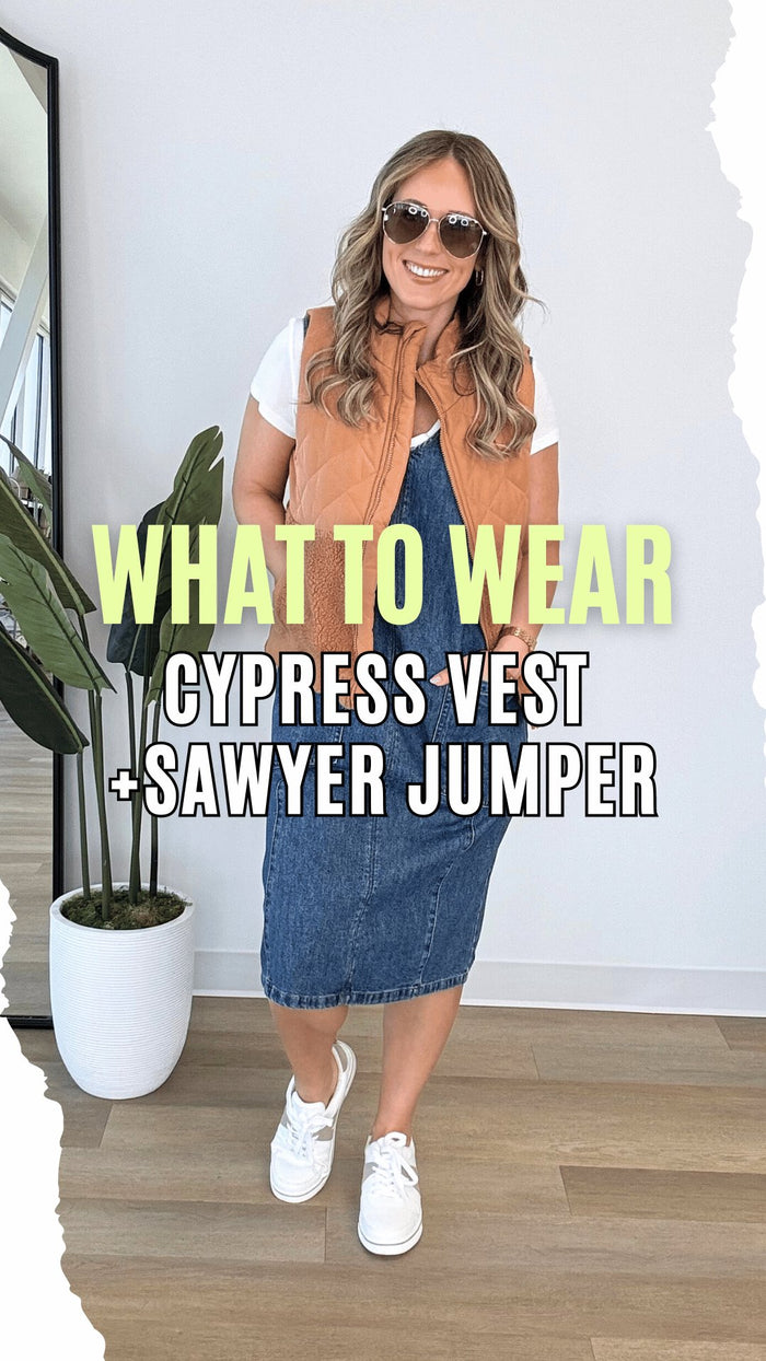What to Wear - Cypress Vest + Sawyer Jumper