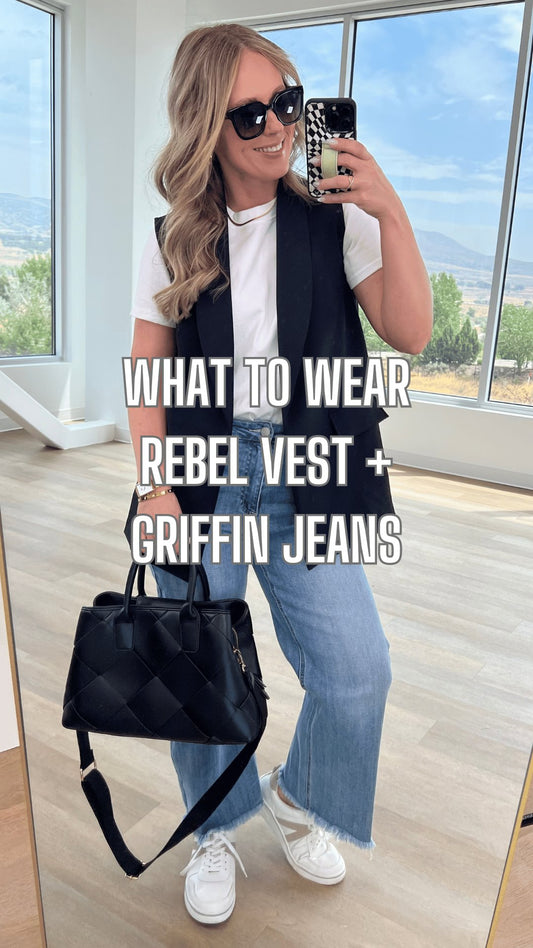 What to Wear - Rebel Vest + Griffin Jeans