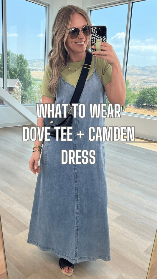 What to Wear - Dove Tee + Camden Dress