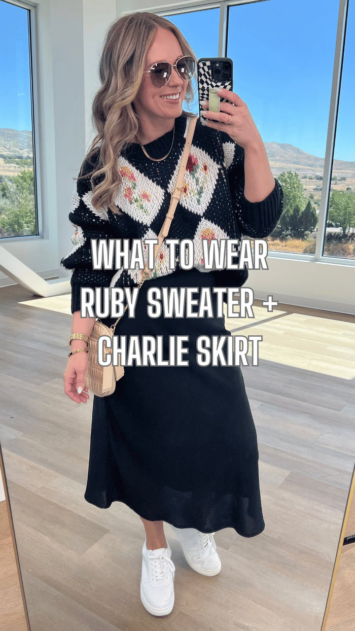 What to Wear - Ruby Sweater + Charlie Skirt