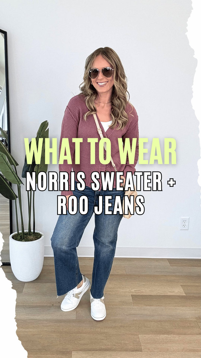 What to Wear - Norris Sweater + Roo Jeans