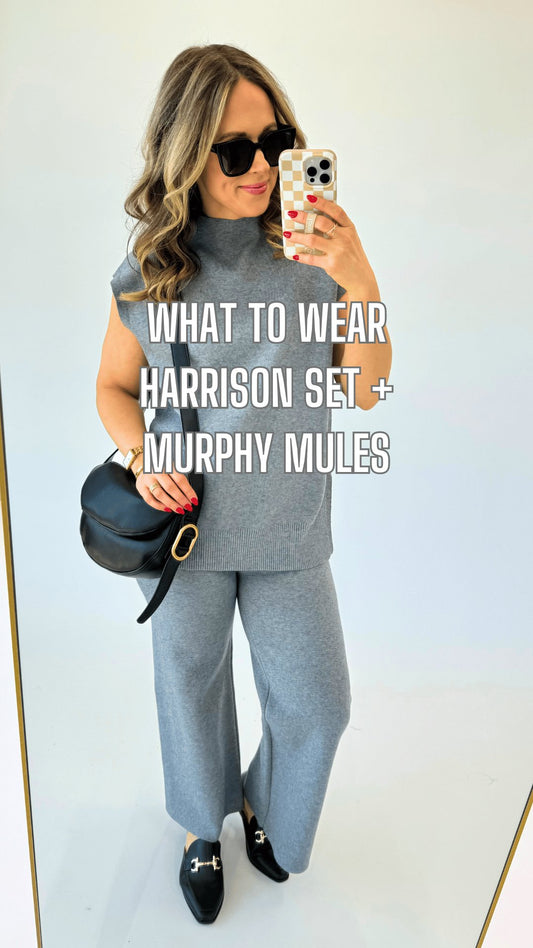 What to Wear - Harrison Set + Murphy Mules