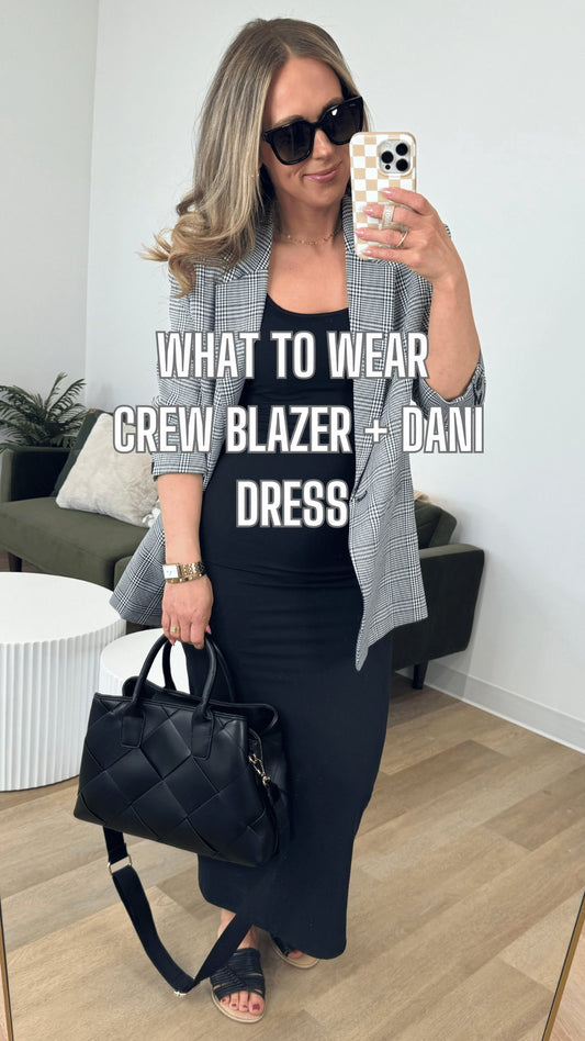 What to Wear - Crew Blazer + Dani Dress