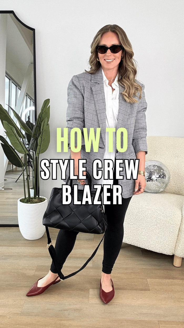 How to Style Crew Blazer