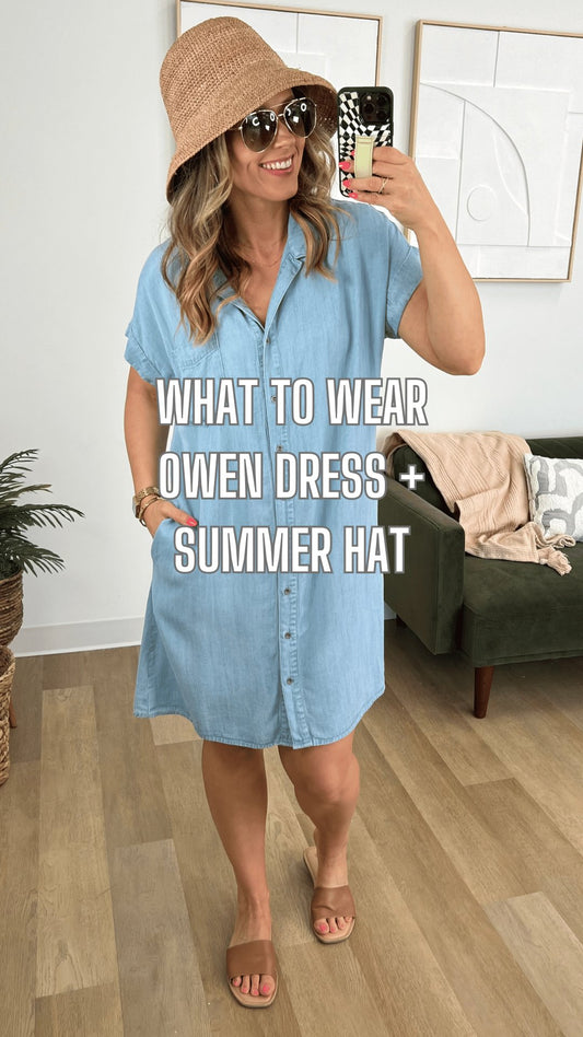 What to Wear - Owen Dress + Summer Hat