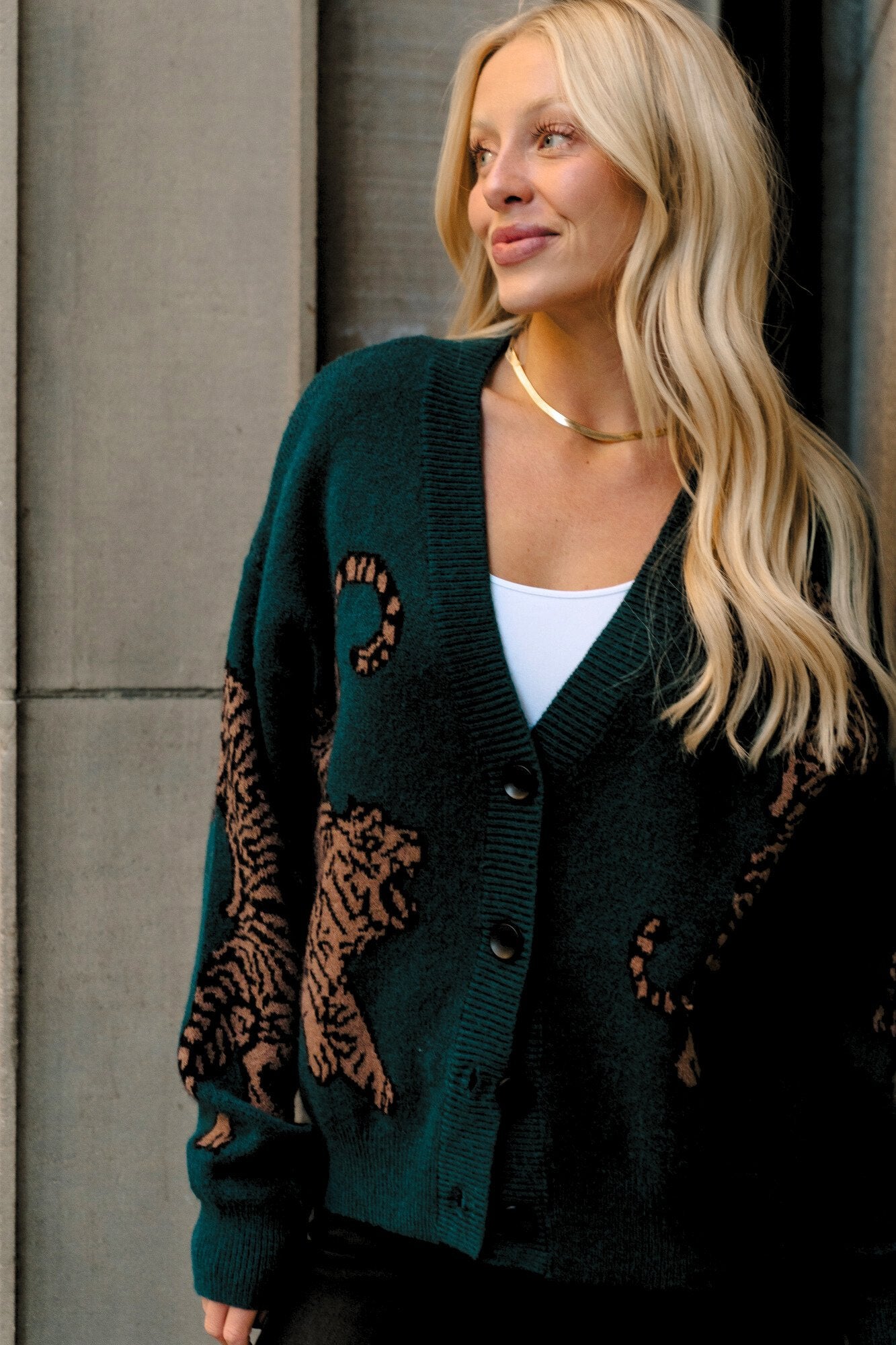 Tigress Sweater in Emerald Clothing Holley Girl 