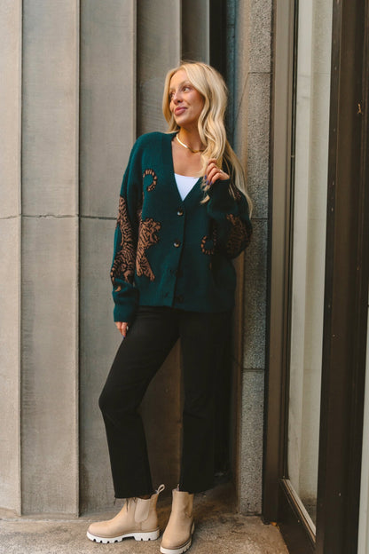 Tigress Sweater in Emerald Clothing Holley Girl 