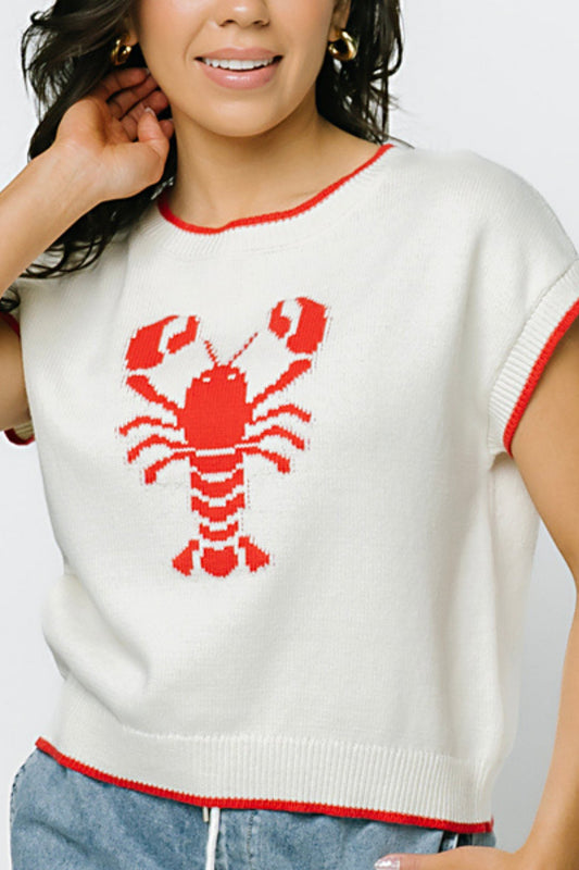 Lucky Lobster Top Clothing Holley Girl 