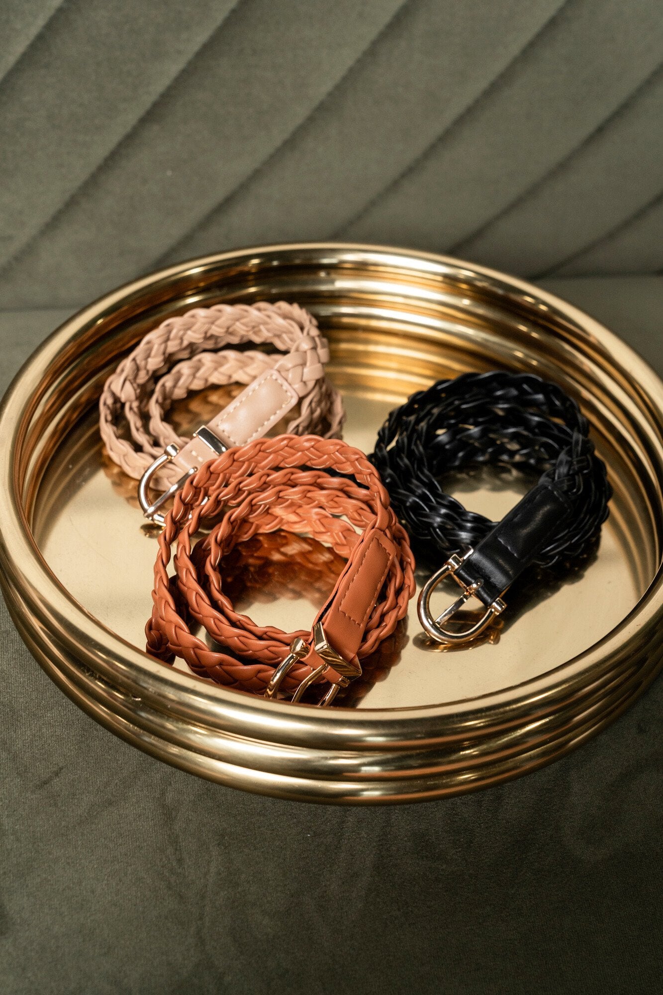 Everyday Woven Belt in Sand Clothing Holley Girl 