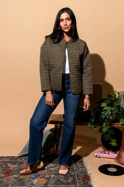 Heartfelt Quilted Jacket Clothing Holley Girl 