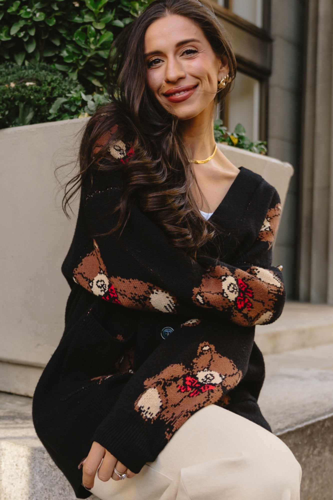 Beary Cozy Cardigan Clothing Holley Girl 