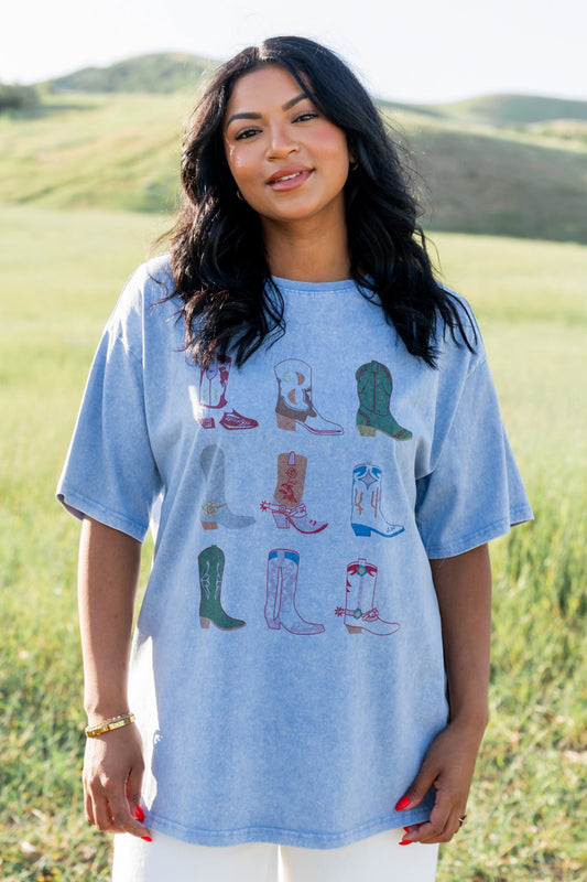 Cowboy Like Me Tee Clothing Holley Girl 