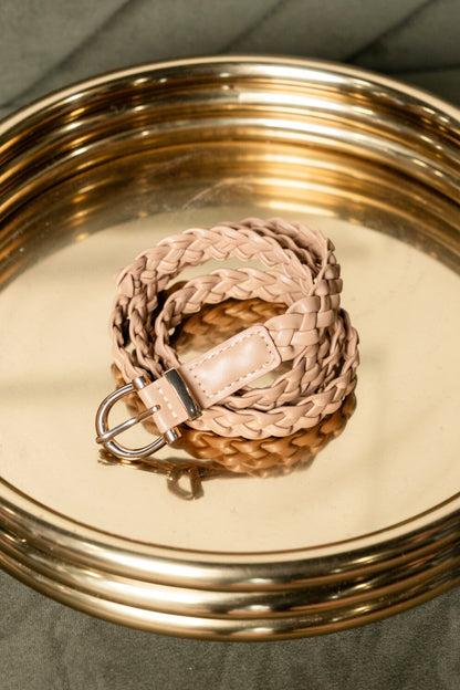 Everyday Woven Belt in Sand Clothing Holley Girl 