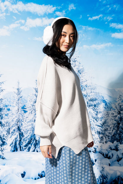 Callie Sweater in Bone Clothing Holley Girl 