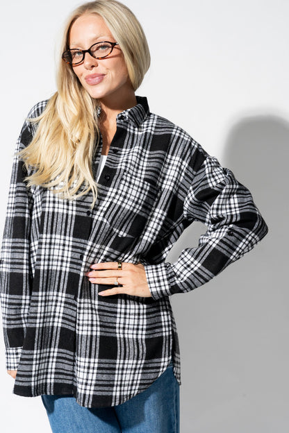 Bonfire Flannel in Black Clothing Holley Girl 