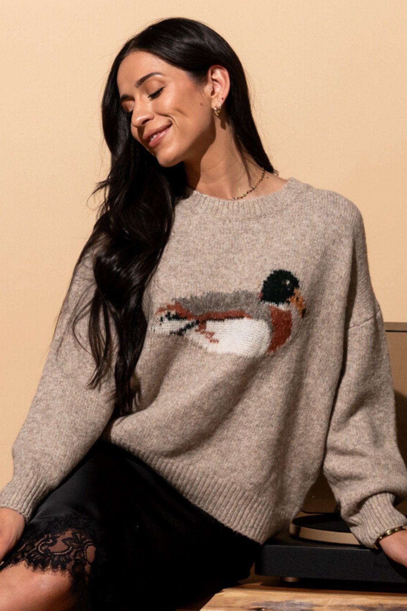 Lucky Duck Sweater Clothing Holley Girl 