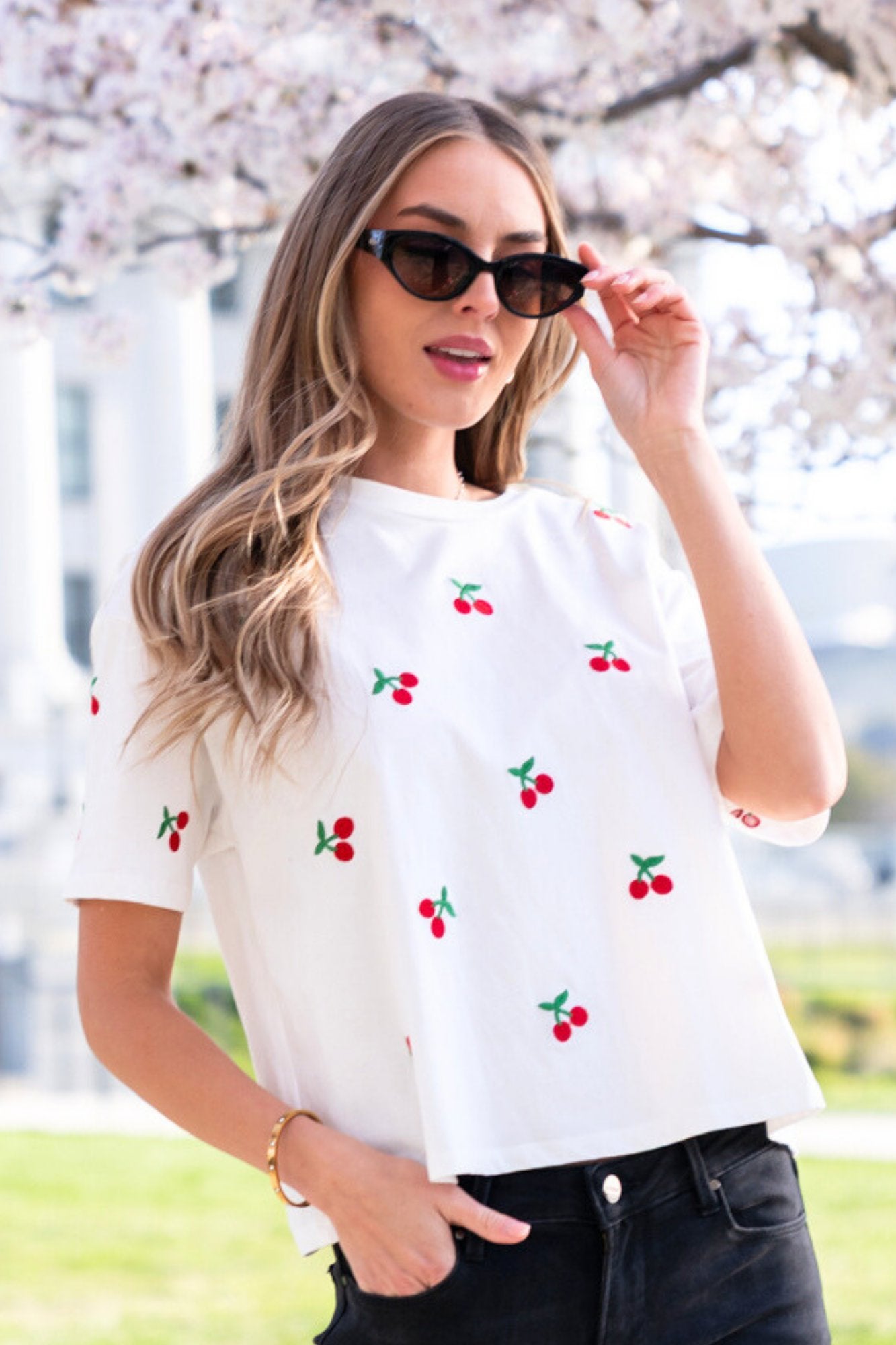 Cherry on Top Tee Clothing Holley Girl 