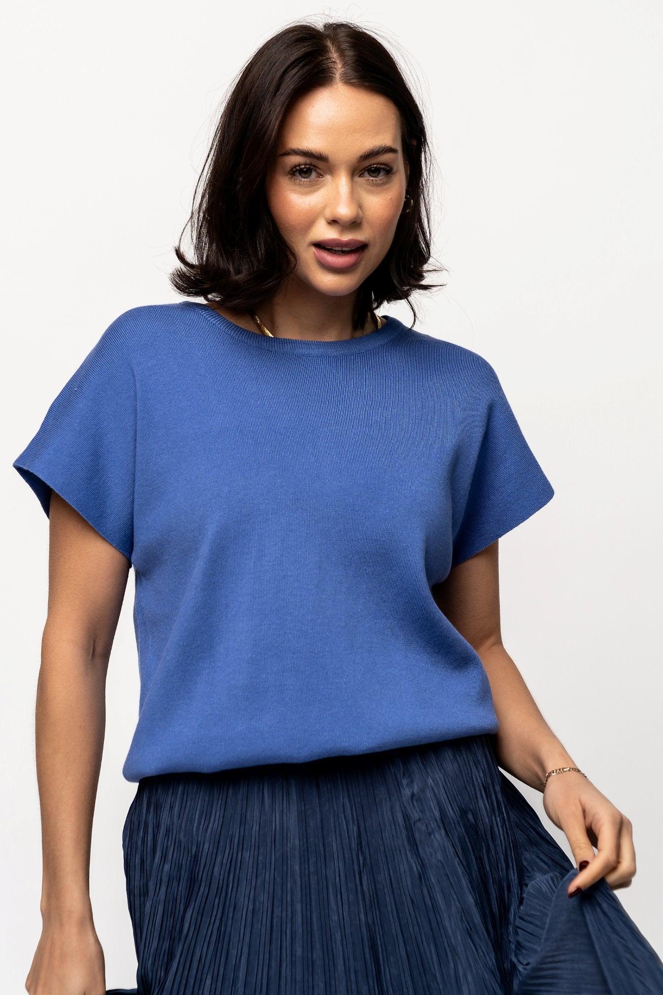 Gianna Top in Periwinkle Holley Girl 