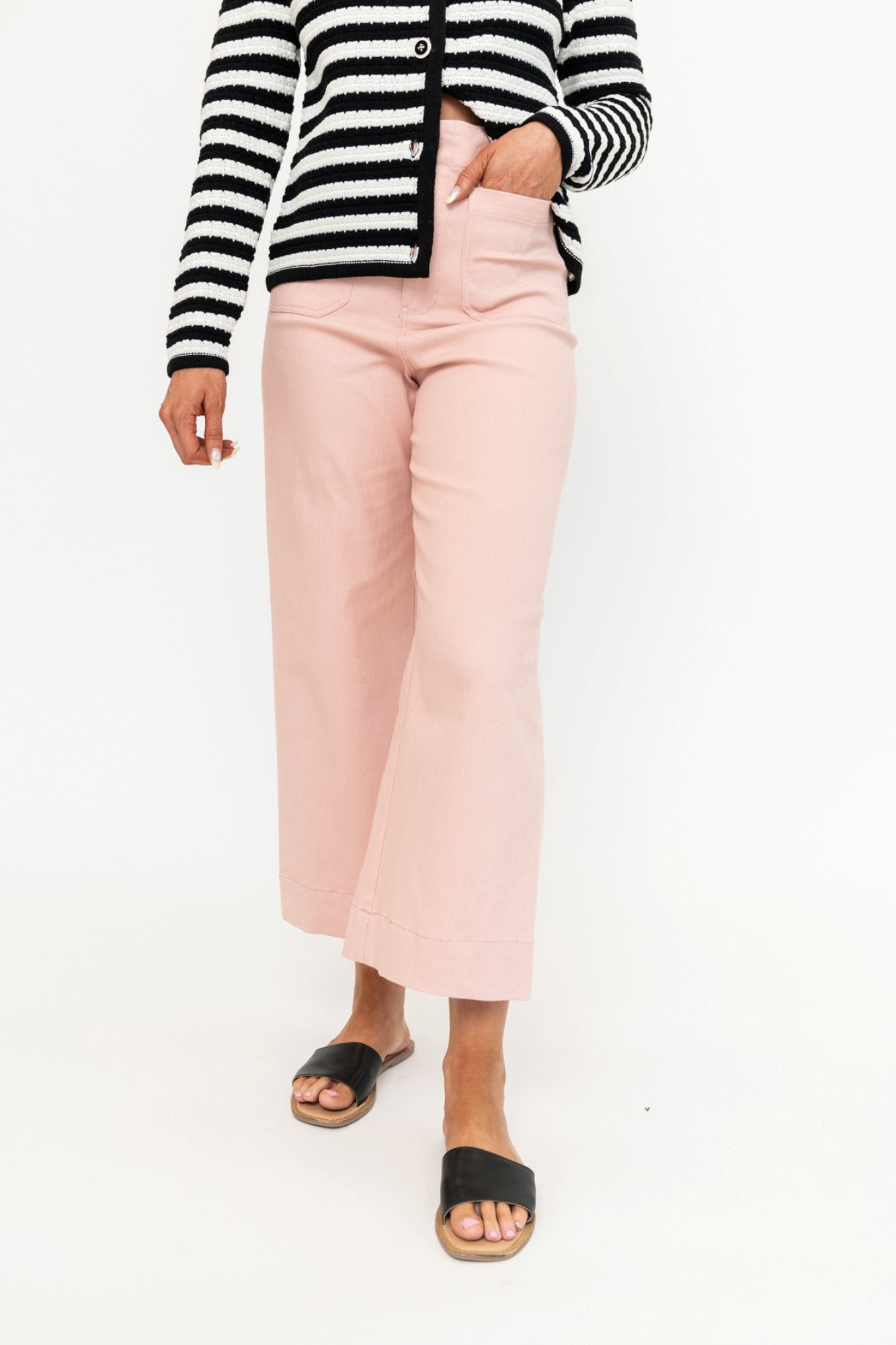 Towns Pant in Blush Holley Girl 