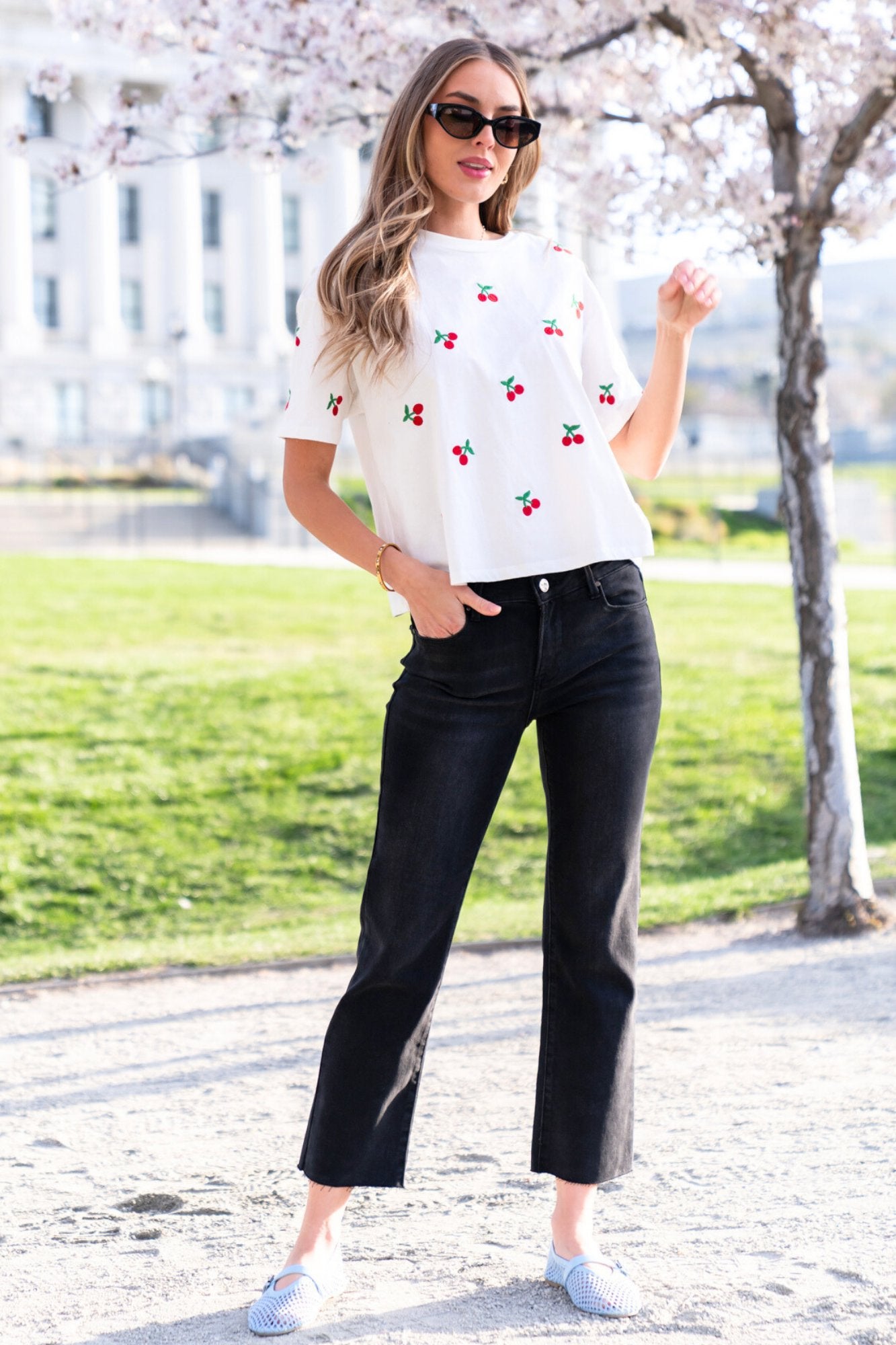 Cherry on Top Tee Clothing Holley Girl 